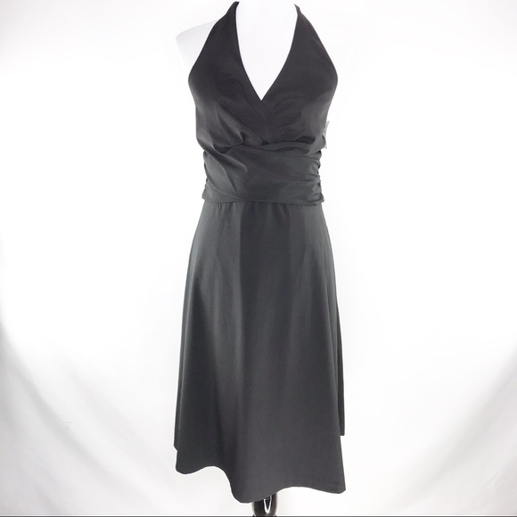 White House Black Market Dresses & Skirts - NWT White House Black Market Black Halter Dress 8
